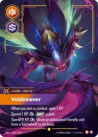 Riftbound- Unleashed - Kha'Zix - Voidreaver (Signature) 236*/219 Showcase