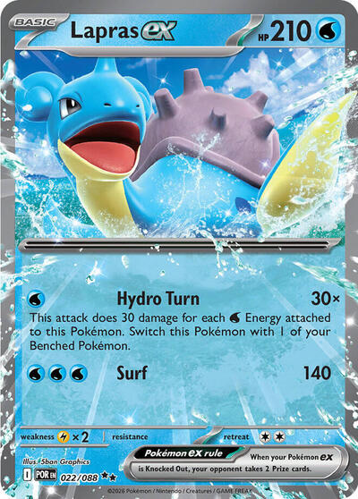 Mega Evolution Perfect Order - 022/088 Lapras ex Double Rare