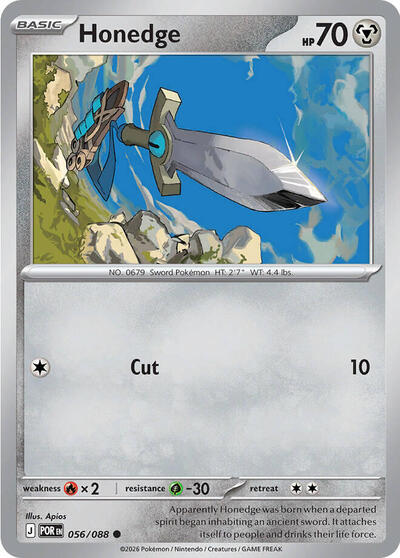 Mega Evolution Perfect Order - 056/088 Honedge Common