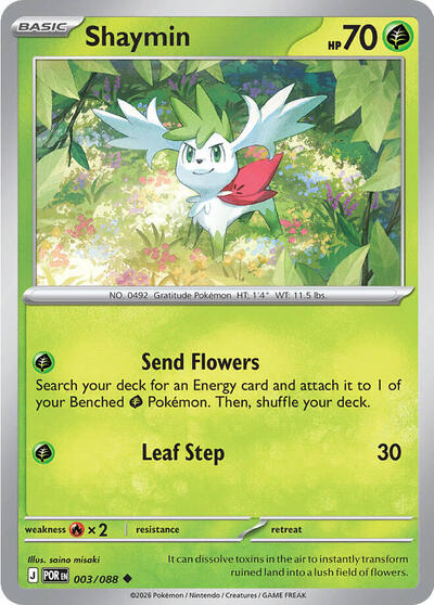 Mega Evolution Perfect Order - 003/088 Shaymin Uncommon