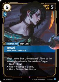 Riftbound- Unleashed - Hwei - Brooding Painter 080/219 Rare