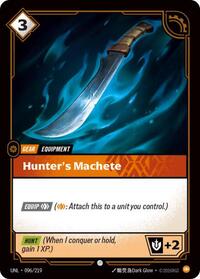 Riftbound - Unleashed - Hunter's Machete 096/219 Common
