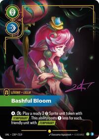 Riftbound- Unleashed - Lillia - Bashful Bloom (Signature) 230*/219 Showcase