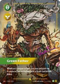 Riftbound- Unleashed - Ivern - Green Father (Signature) 233*/219 Showcase