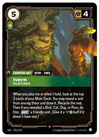 Riftbound- Unleashed - Ivern - Nurturer 051/219 Rare