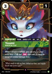 Riftbound- Unleashed - Yuumi - Magical Cat 056/219 Rare
