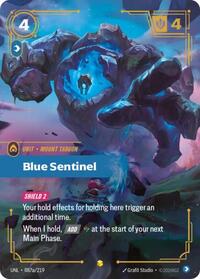 Riftbound- Unleashed - Blue Sentinel (Alternate Art) 087a/219 Showcase