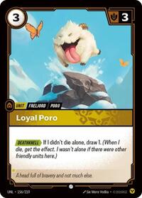 Riftbound - Unleashed - Loyal Poro 156/219 Common