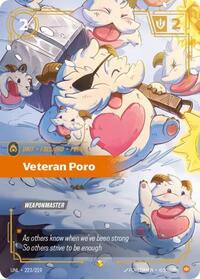 Riftbound- Unleashed - Veteran Poro (Overnumbered) 223/219 Showcase