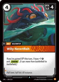 Riftbound - Unleashed - Wily Newtfish 108/219 Uncommon