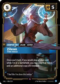 Riftbound- Unleashed - Zilean - Time Mage 086/219 Rare