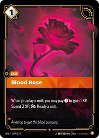 Riftbound- Unleashed - Blood Rose 109/219 Rare