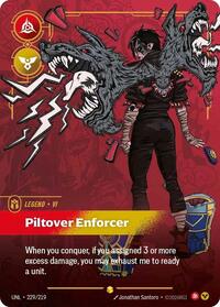 Riftbound- Unleashed - Vi - Piltover Enforcer (Overnumbered) 229/219 Showcase