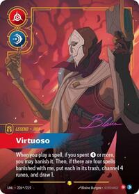 Riftbound- Unleashed - Jhin - Virtuoso (Signature) 226*/219 Showcase