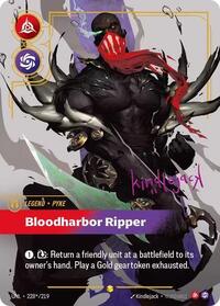 Riftbound- Unleashed - Pyke - Bloodharbor Ripper (Signature) 228*/219 Showcase