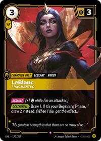 Riftbound- Unleashed - LeBlanc - Fragmented 172/219 Rare