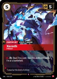 Riftbound- Unleashed - Xerath - Freed 026/219 Rare
