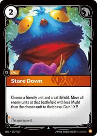 Riftbound - Unleashed - Stare Down 107/219 Uncommon
