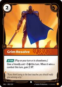 Riftbound - Unleashed - Grim Resolve 095/219 Common