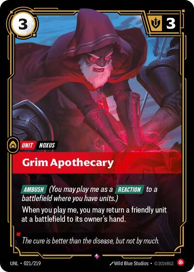 Riftbound- Unleashed - Grim Apothecary 021/219 Rare