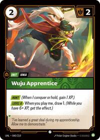 Riftbound - Unleashed - Wuju Apprentice 040/219 Common