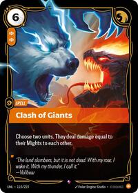 Riftbound- Unleashed - Clash of Giants 110/219 Rare