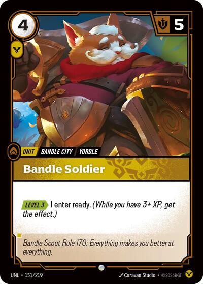 Riftbound - Unleashed - Bandle Soldier 151/219 Common
