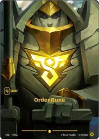 Riftbound- Unleashed - Order Rune (R06a) R06a Showcase