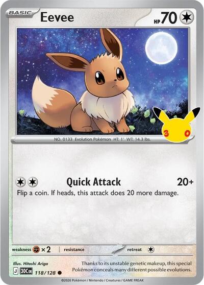 30th Celebration - 118/128 Eevee Common