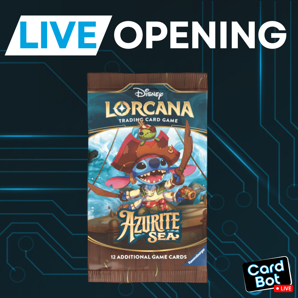 LIVE OPENING - Disney Lorcana Azurite Sea Booster Pack