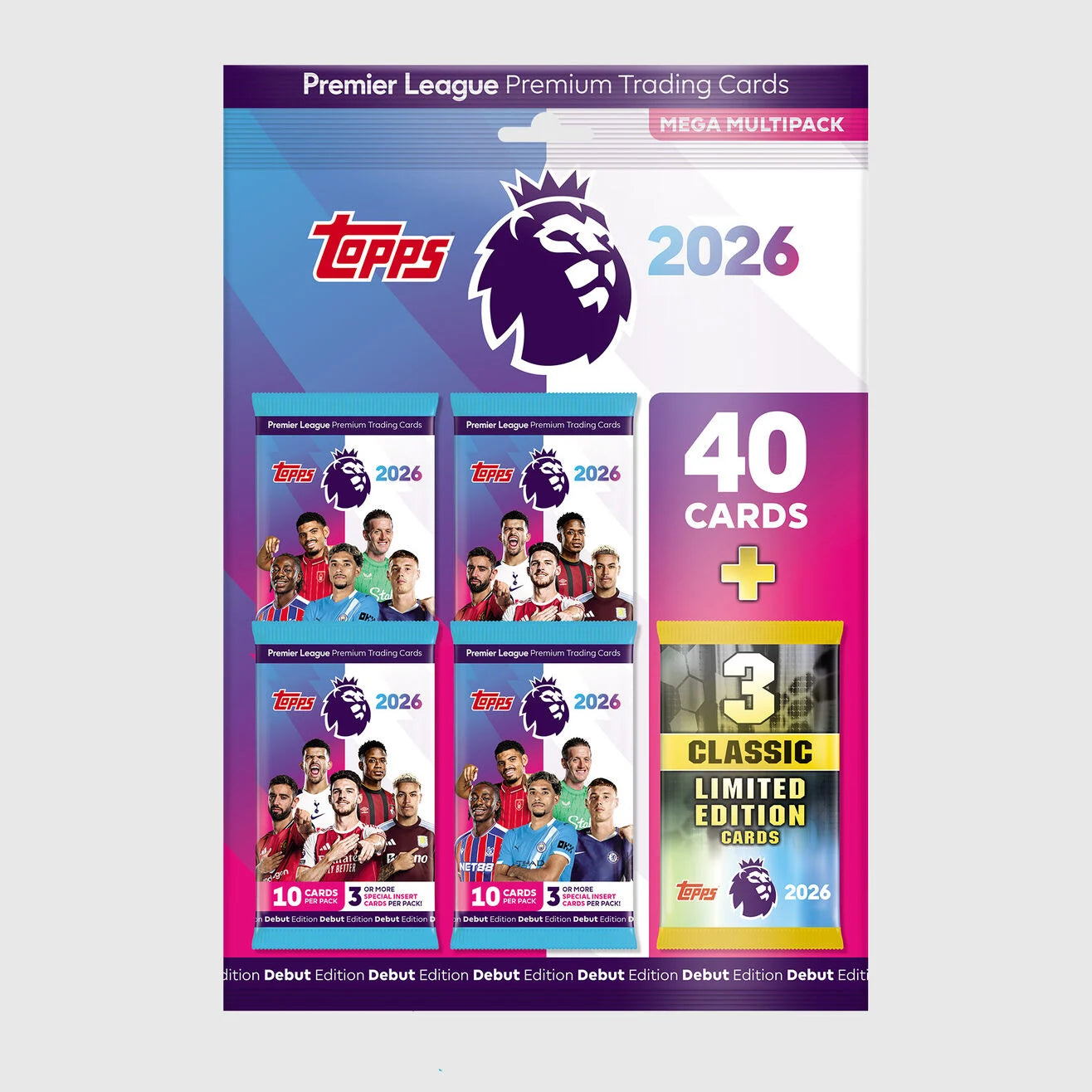 2026 Topps EPL Soccer Debut Edition Mega Multipack
