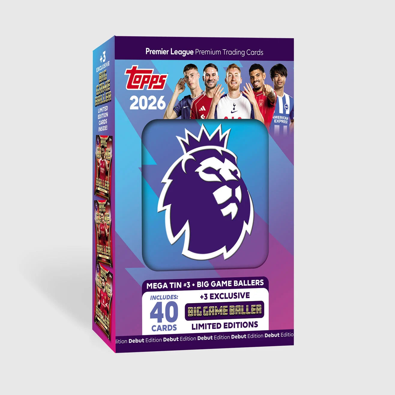 2026 Topps EPL Soccer Debut Edition Mega Tin
