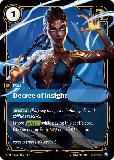 Vendetta - 061/166 Decree of Insight Rare