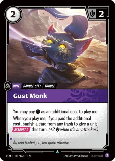 Vendetta - 101/166 Gust Monk Uncommon
