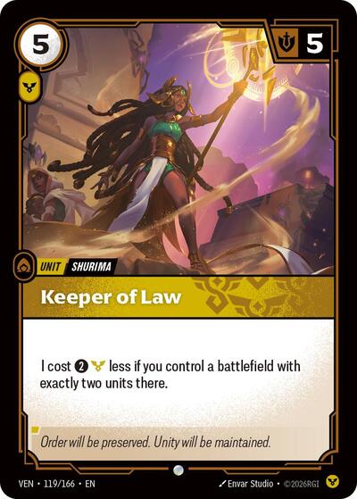 Vendetta - 119/166 Keeper of Law Common