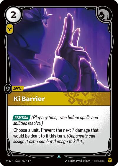 Vendetta - 126/166 Ki Barrier Uncommon