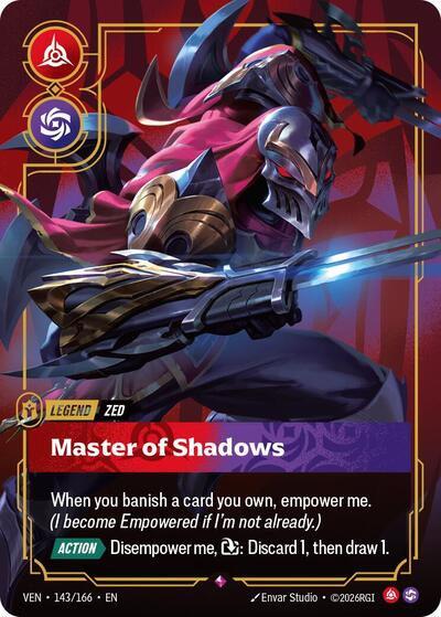 Vendetta - 143/166 Zed Rare