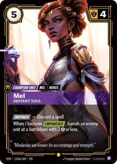 Vendetta - 110a/166 Mel Showcase