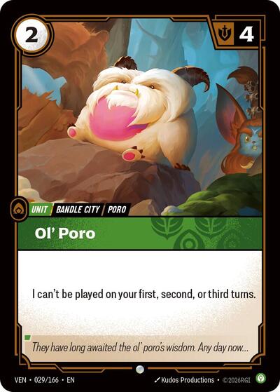 Vendetta - 029/166 Ol' Poro Common