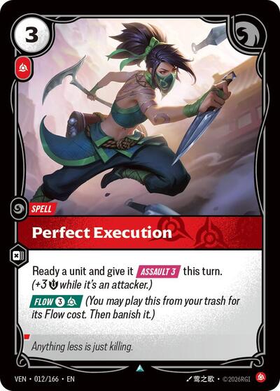 Vendetta - 012/166 Perfect Execution Uncommon