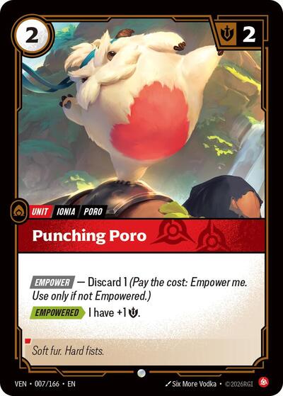 Vendetta - 007/166 Punching Poro Common