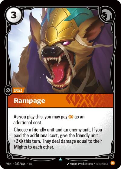 Vendetta - 083/166 Rampage Uncommon