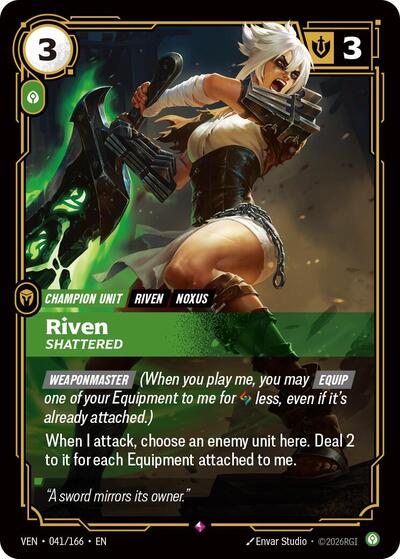 Vendetta - 041/166 Riven Rare