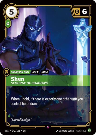 Vendetta - 042/166 Shen Rare