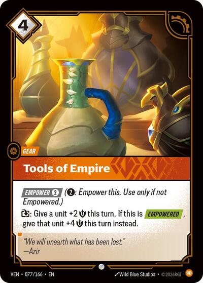 Vendetta - 077/166 Tools of Empire Common