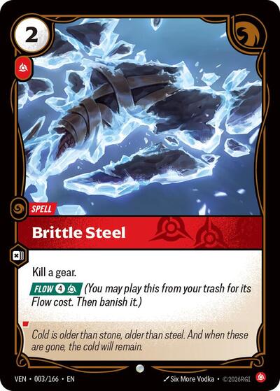 Vendetta - 003/166 Brittle Steel Common