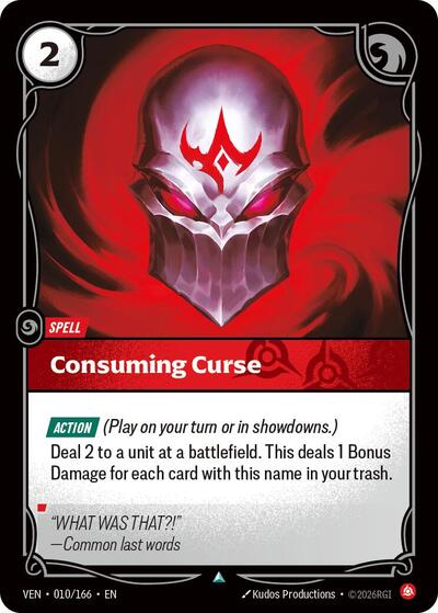 Vendetta - 010/166 Consuming Curse Uncommon