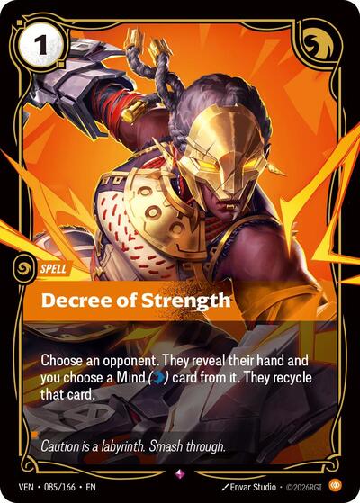 Vendetta - 085/166 Decree of Strength Rare