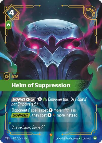 Vendetta - 045/166 Helm of Suppression Epic