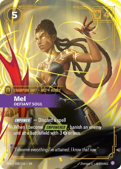 Vendetta - 188/166 Mel Showcase